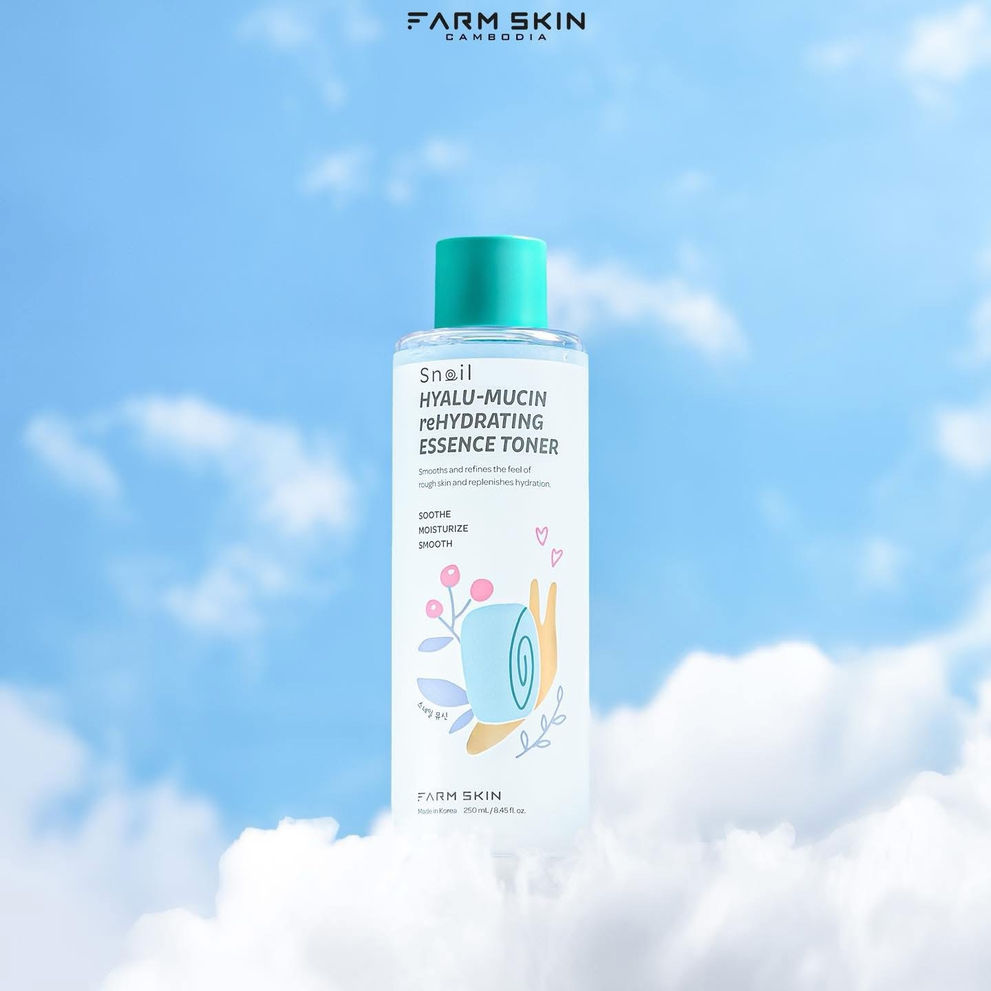 snail hyalu-mucin rehydrating essence toner