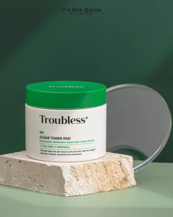 Troubless clear toner pad